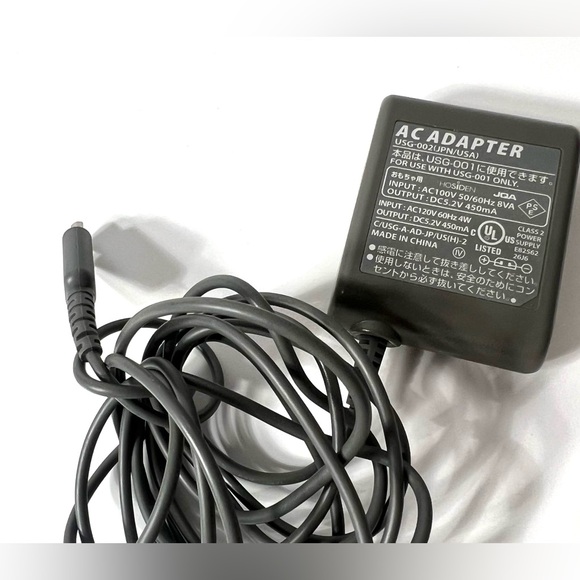 Official OEM Nintendo USG-001 DS Lite AC Adapter Charger Power Supply Cable - Picture 1 of 2